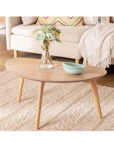 Mesa Caciano | Mesa Auxiliar en Madera con Diseño Nórdico 2