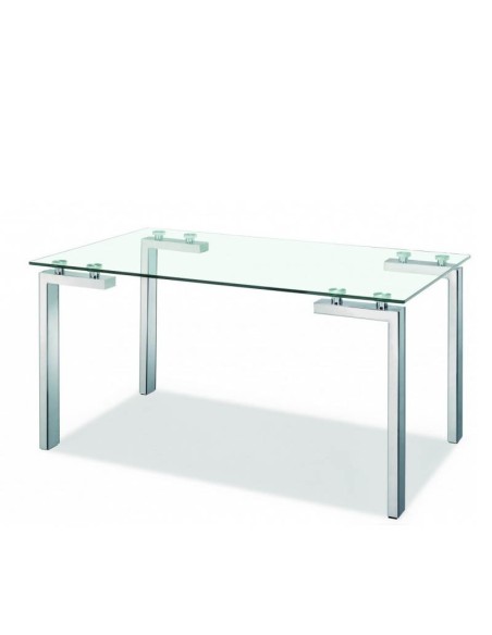 Mesa Ciriaco de cristal templado