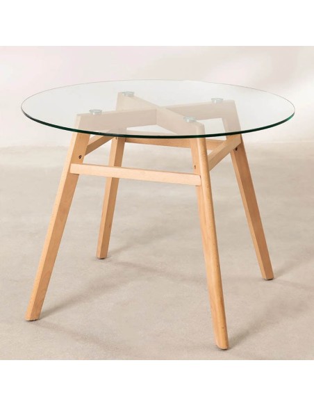 Mesa Clemente Cristal elegante