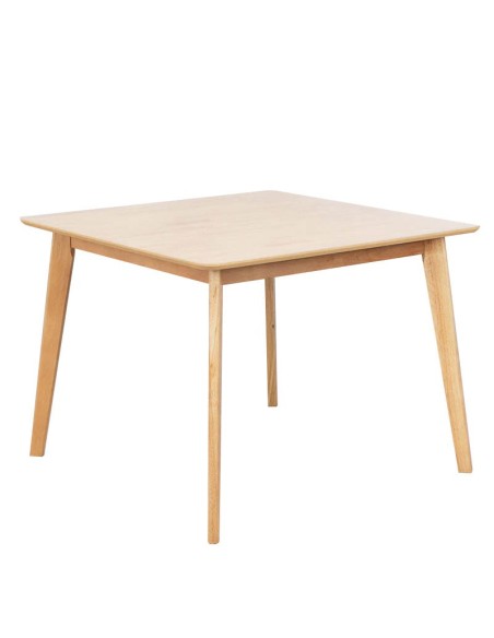 Mesa Cleto 100x100 madera natural