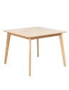Mesa Cleto 100x100 madera natural