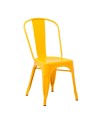 Silla Tol en acero pintado Amarillo Fresia