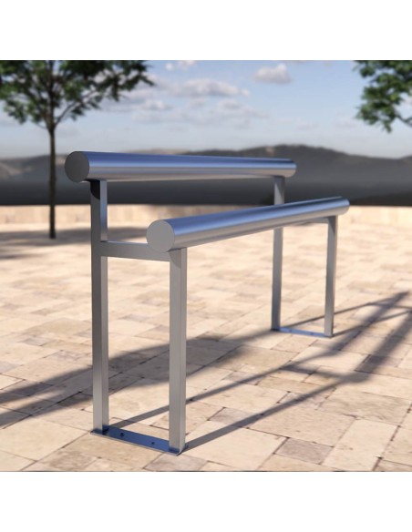 Banco Isquiático Lane fabricado en acero inoxidable