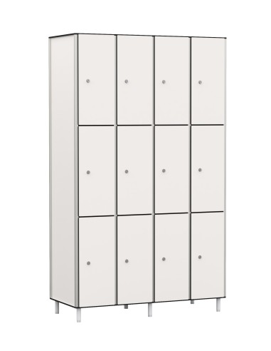 Taquilla 4P 4M Compacto con perfilería ideal vestuarios de gimnasios