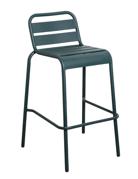 Taburete Concesa para terrazas verde jungla