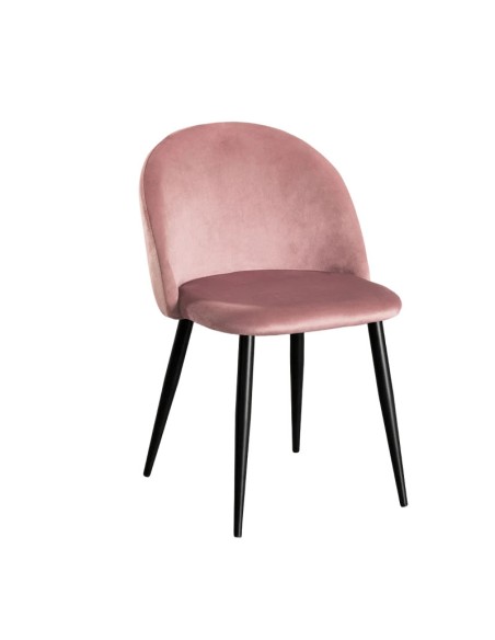 Silla Elvia Terciopelo rubor