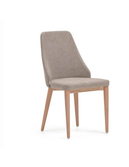 Silla Siroe chenilla marrón ideal comedores