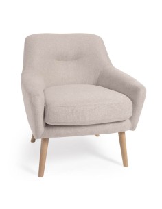 Butaca Bernarda tela beige