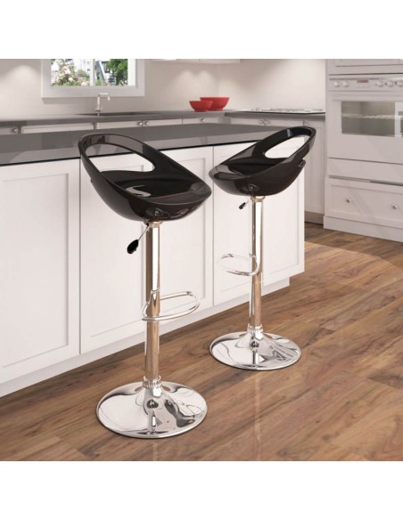 Taburete Iza especial cocinas negro