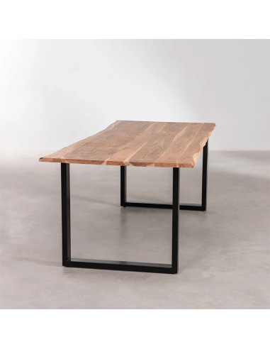 Mesa de centro Calixto patas de acero negras