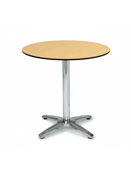 Mesa ZABA compacto baja tablero redondo ideal para bares y restaurantes