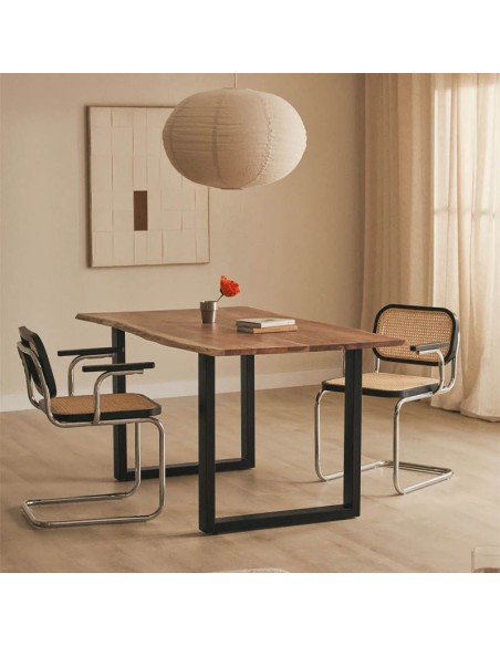 Mesa Cleofás | Comedor Industrial Vintage en Madera Reciclada