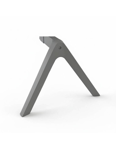 Pata V invertida gris