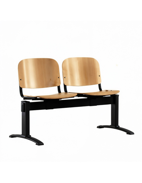 Bancada Haley 2 Plazas patas negras