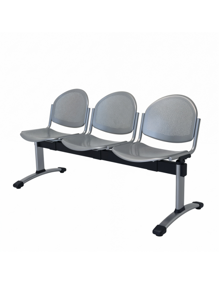 Bancada Koma 3P pata T invertida gris