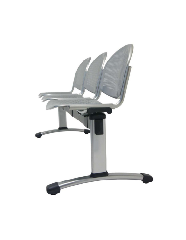 Bancada Koma 3P pata T invertida gris