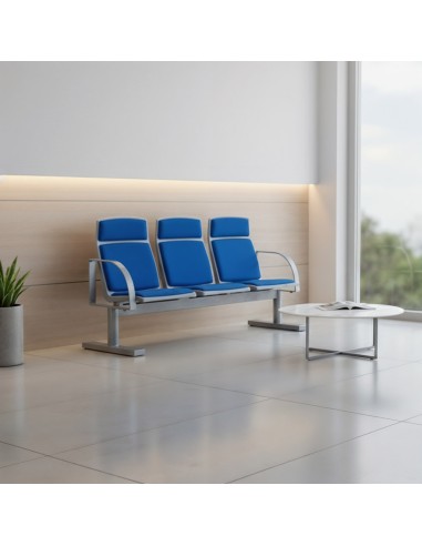 Bancada de 3 Plazas | Confort Ergonómico y Diseño Moderno