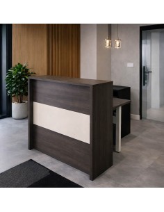 Mostrador Recepción Georgia Bicolor 2060 pequeños comercios 2
