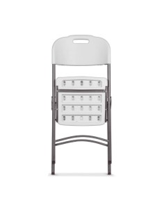 Silla Catering gris martelé 2