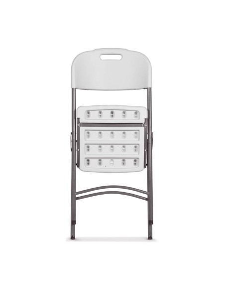 Silla Catering gris martelé