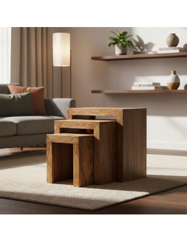 Mesa Bahía (Conjunto 3 Mesas) ideal hoteles