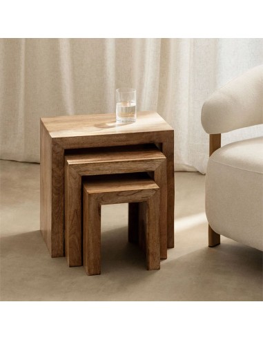 Mesa Bahía (Conjunto 3 Mesas) ideal saloncitos