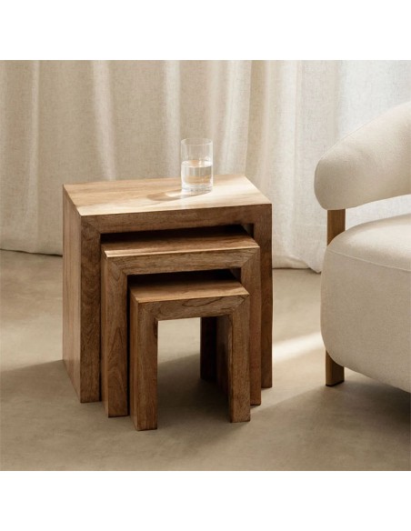 Mesa Bahía (Conjunto 3 Mesas) ideal saloncitos