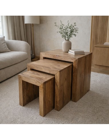 Mesa Bahía (Conjunto 3 Mesas) ideal salón