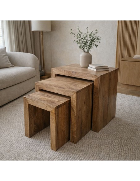 Mesa Bahía (Conjunto 3 Mesas) ideal salón