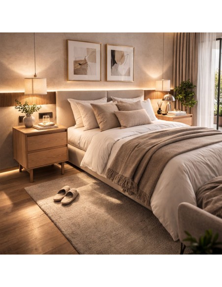 Mesita de noche Tundra para dormitorios de diseño