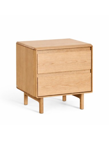 Mesita de noche Tundra en madera de roble