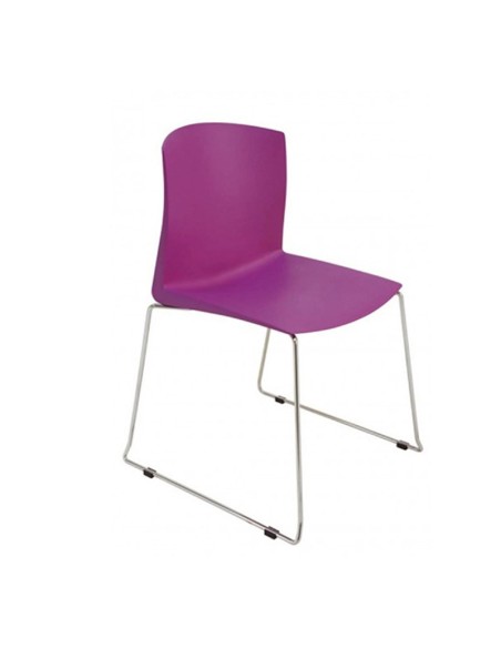 Silla Togorán P Apilable Polipropileno Purpura