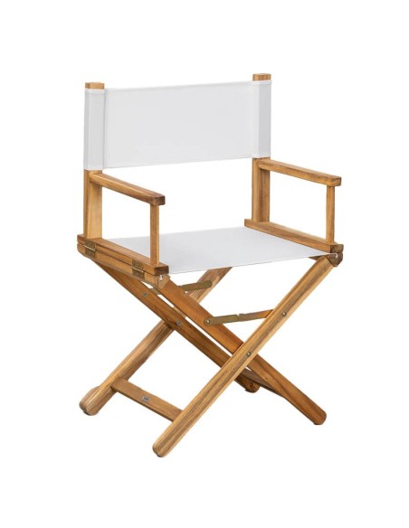 Sillón Antenor plegable blanco roto