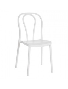 Silla Efigenia polipropileno blanco gardenia