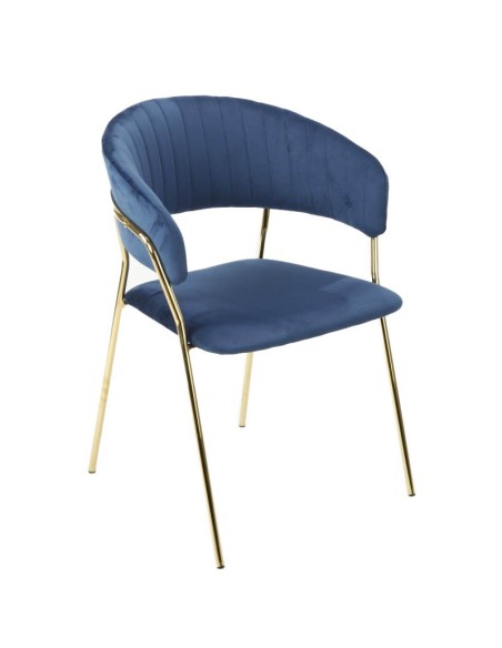 Sillón Facunda velvet azul