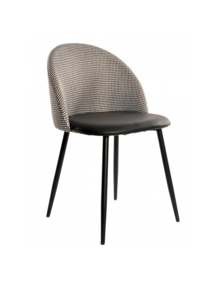 Silla Feliciana simipiel negra