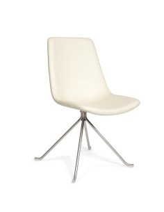 Silla Arno B5 polipiel blanco