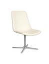 Silla Arno B14 polipiel blanco