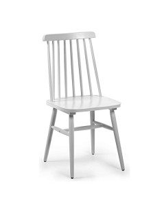 Silla Olimpo madera acabado blanco