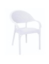 Sillón Adelfa polipropileno blanco