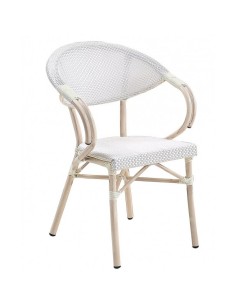 Sillón Arcadia teslín blanco