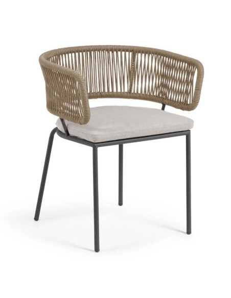 Sillón Bardomiano cuerda beige