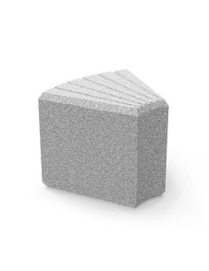 Banco Asherah CUR polietileno gris