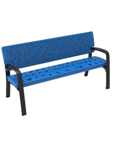 Banco Dido Polietileno azul