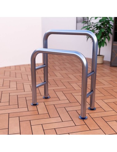 Barras de Apoyo Isquiático Dobles Acero Inox 3