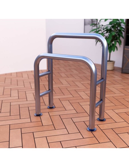 Barras de Apoyo Isquiático Dobles Acero Inox 3