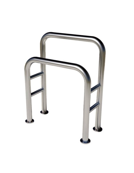 Barras de Apoyo Isquiático Dobles Acero Inox