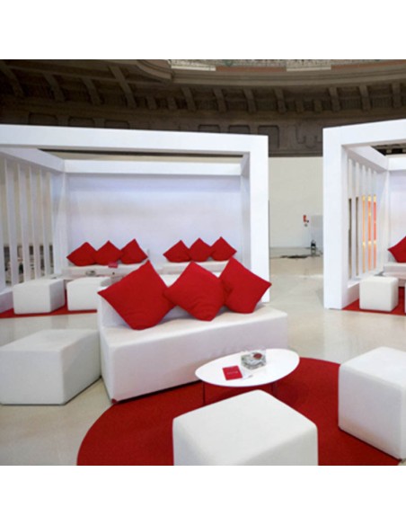 Puff Dero Cuadrado polipiel