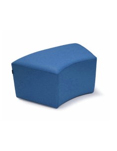 Puff Dero Curve modulo en polipiel