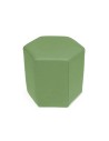 Puff Dero Hexagonal | Diseño Moderno para Interiores Sofisticados